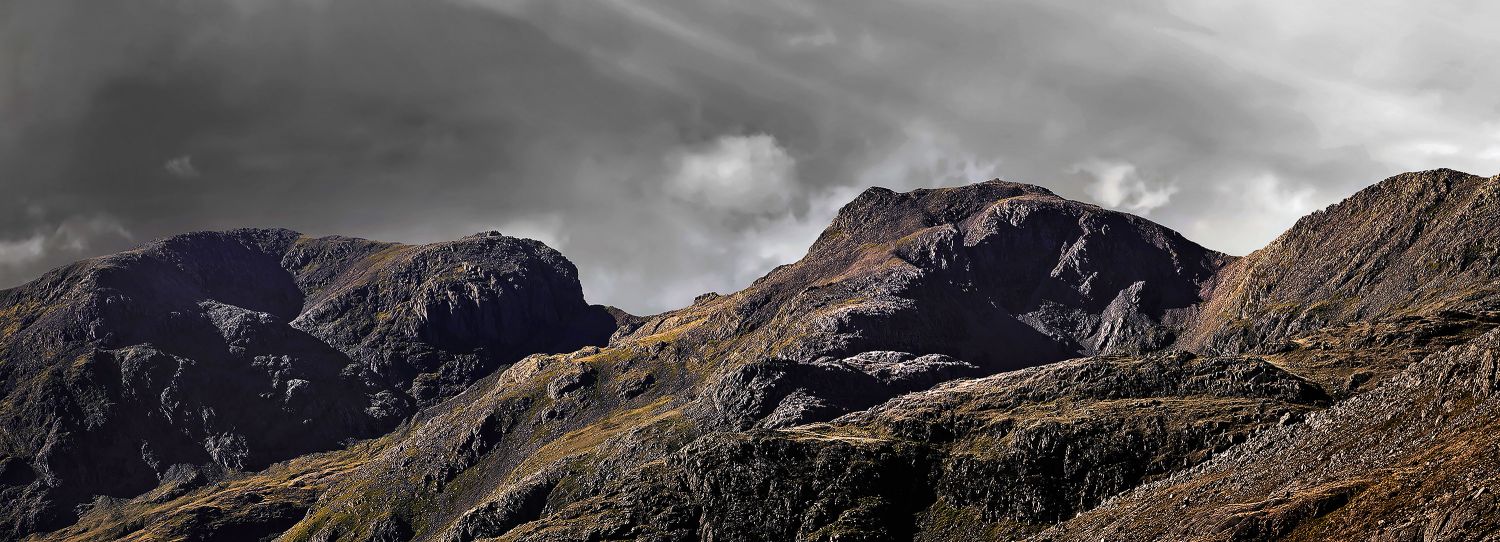 Rays of light on Scafell Pike by Martin Lawrence