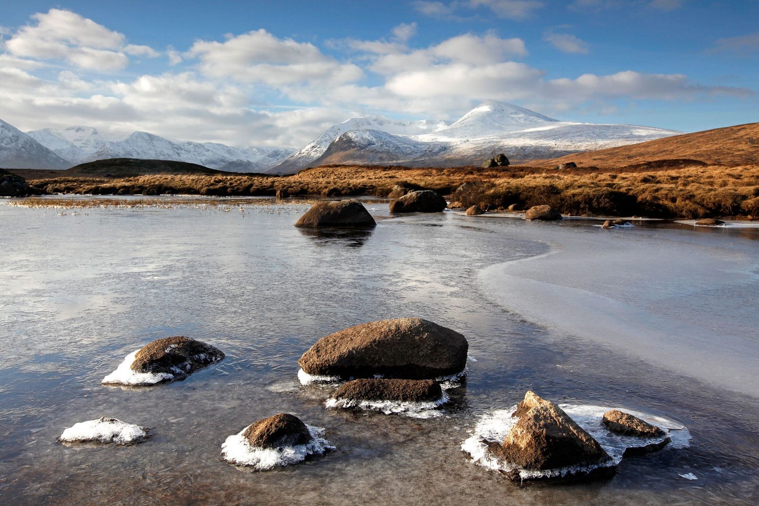 Loch Buidhe and the Black Mount