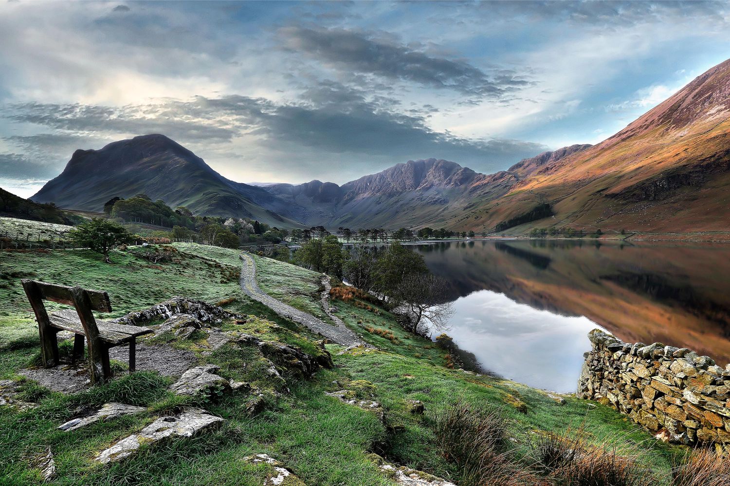 Dawn breaks over Buttermere - by Martin Lawrence