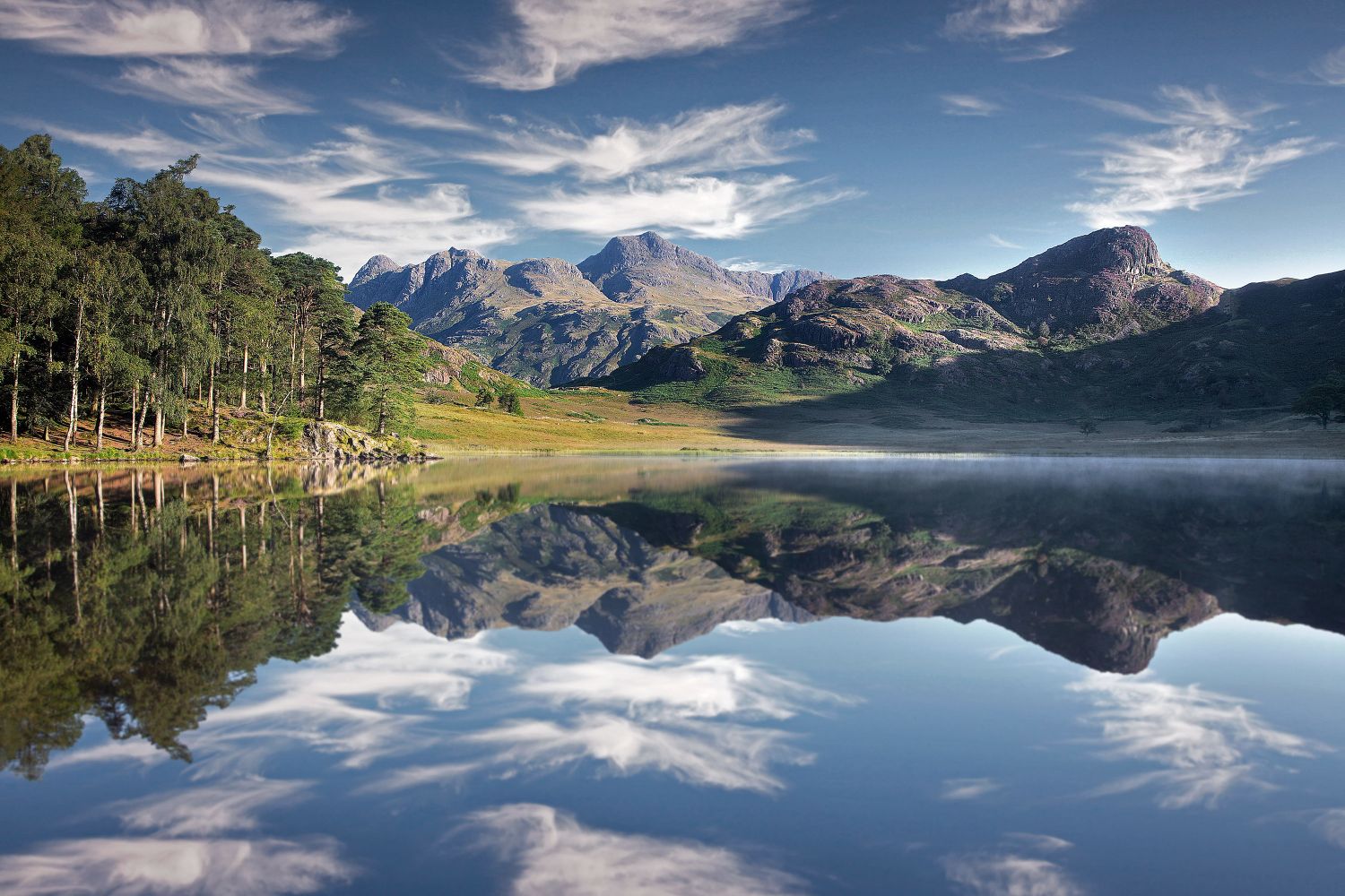 Dancing clouds above The Langdales and Blea Tarn by Martin Lawrence