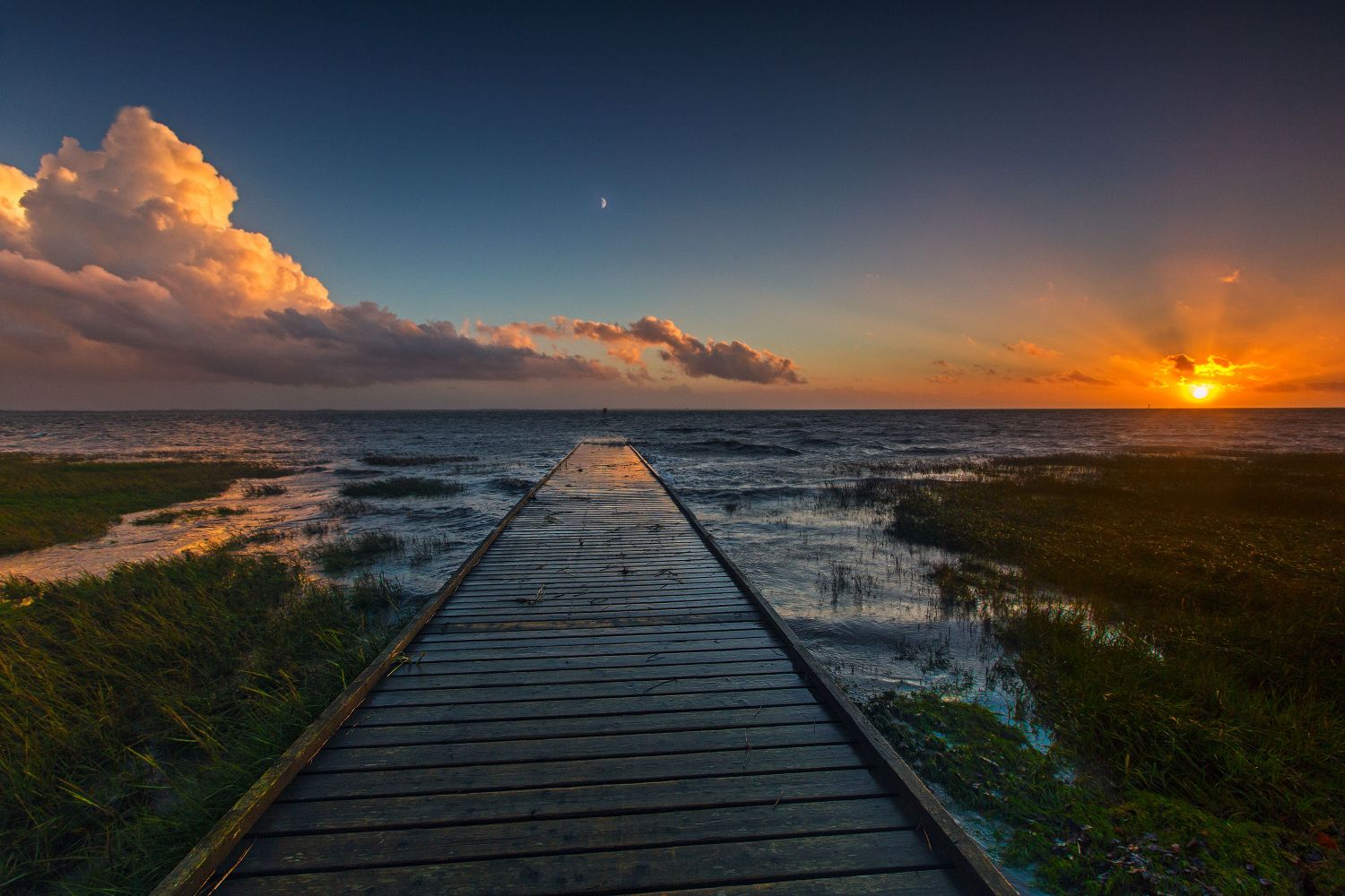 Sunset at Lytham Jetty, Lancashire