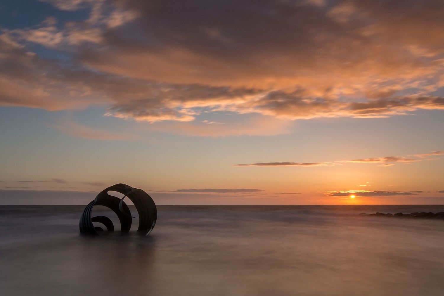 Mary's Shell on Cleveleys Beach, Lancashire