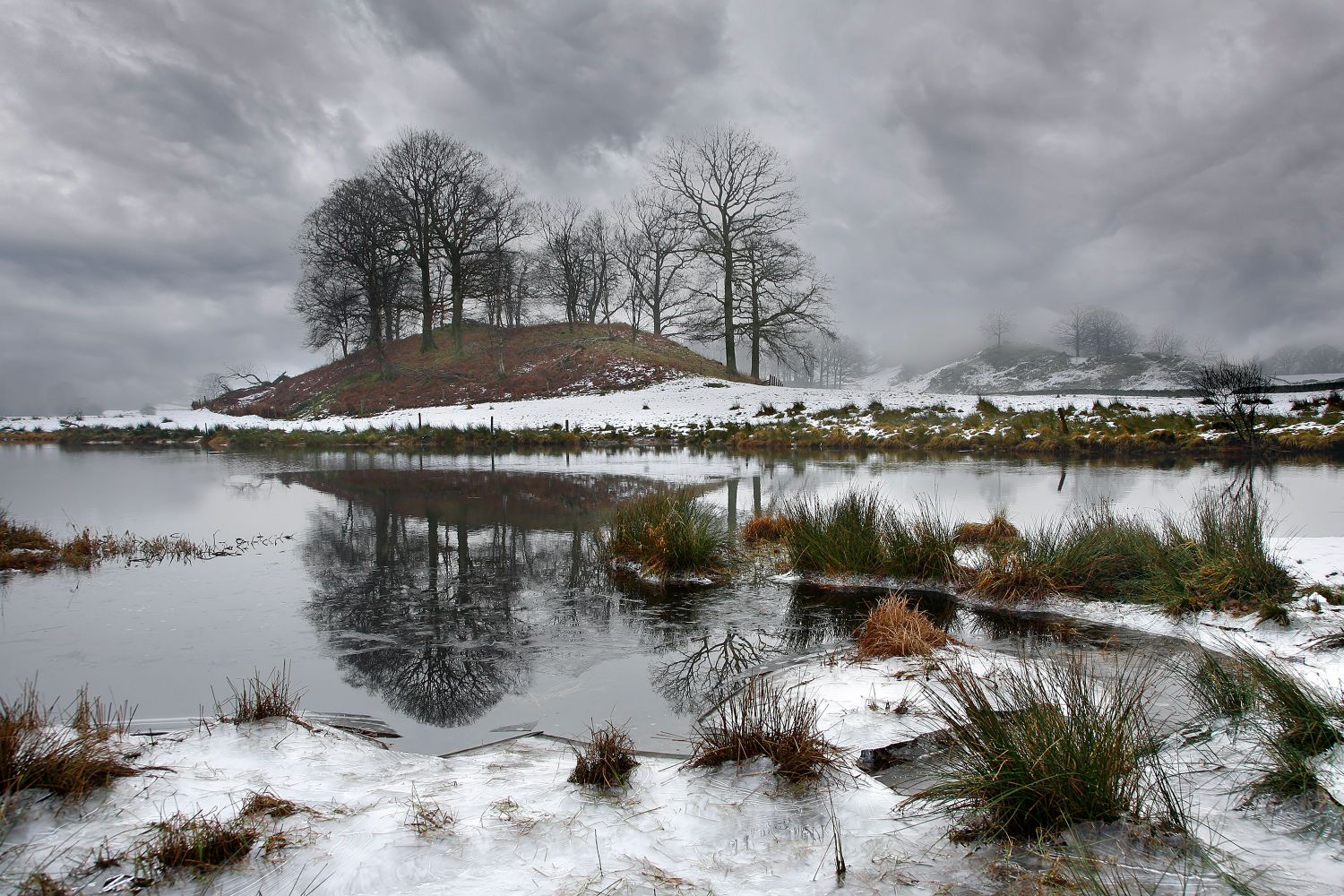 Winter along the River Brathay by Martin Lawrence