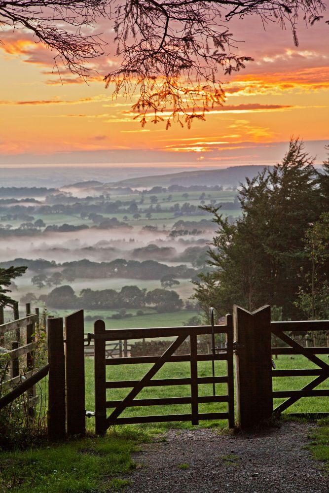 Autumn mists from Beacon Fell