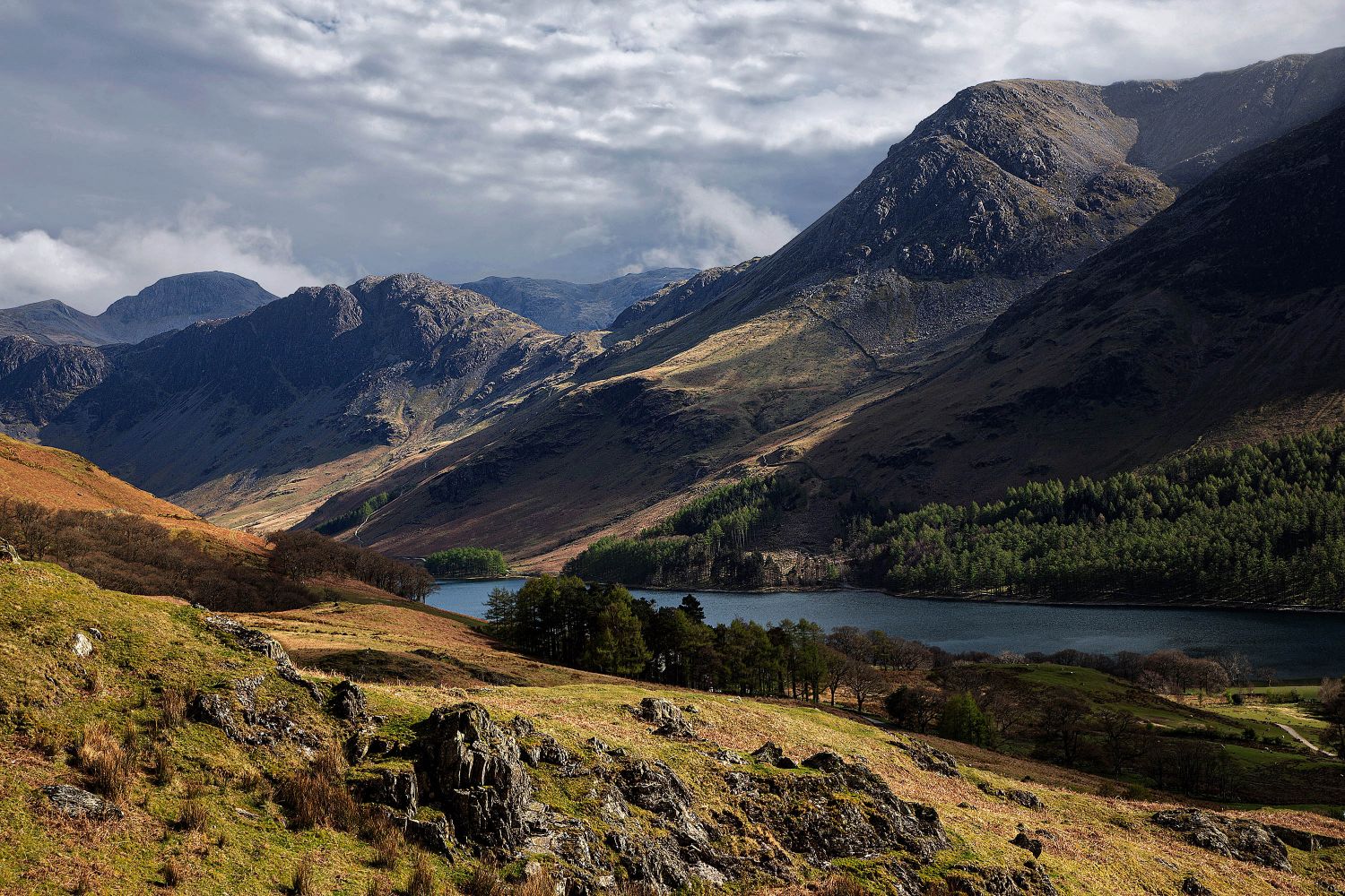 Haystacks and High Crag above Buttermere - Martin Lawrence