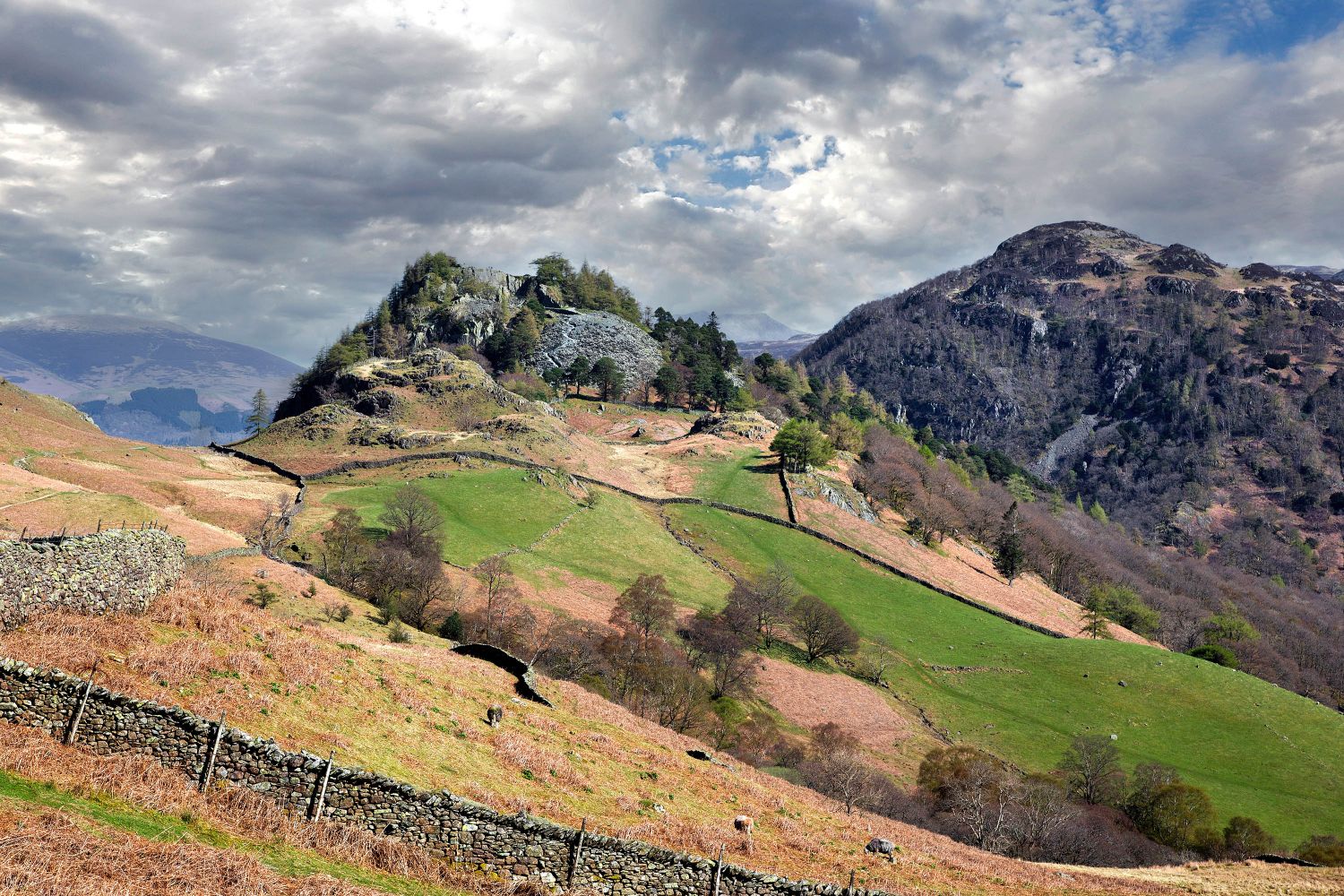 Castle Crag and Kings How by Martin Lawrence