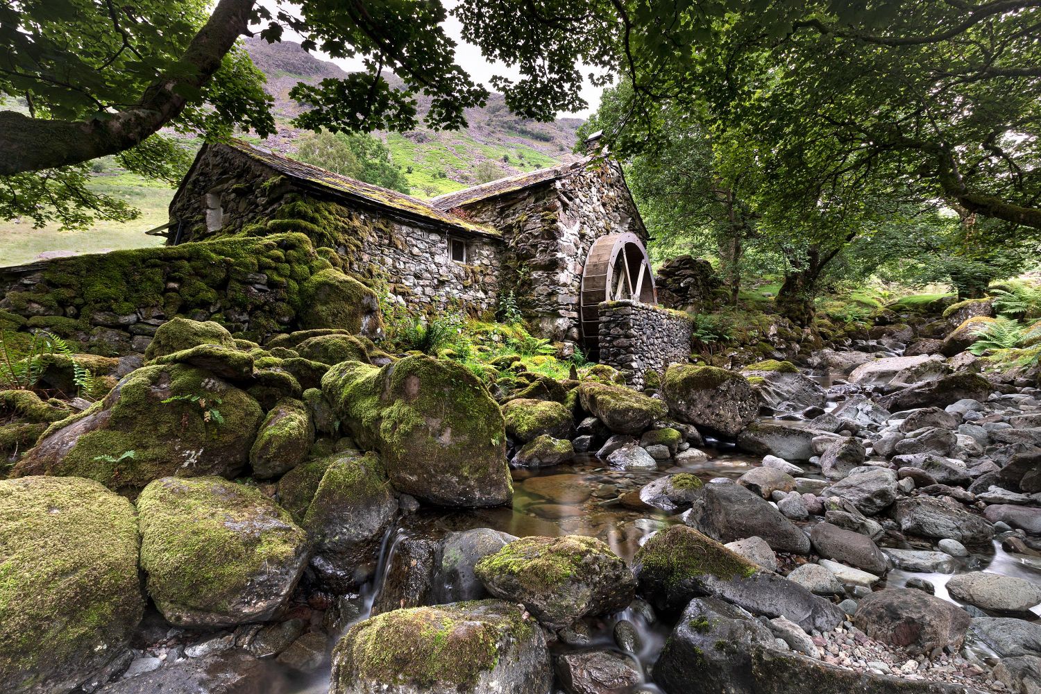 The Old Borrowdale Mill near Derwentwater by Martin Lawrence