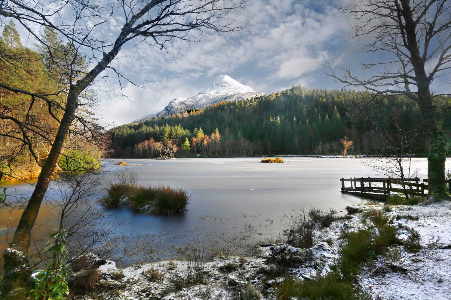 Pap of Glencoe from Glencoe Lochan by Martin Lawrence