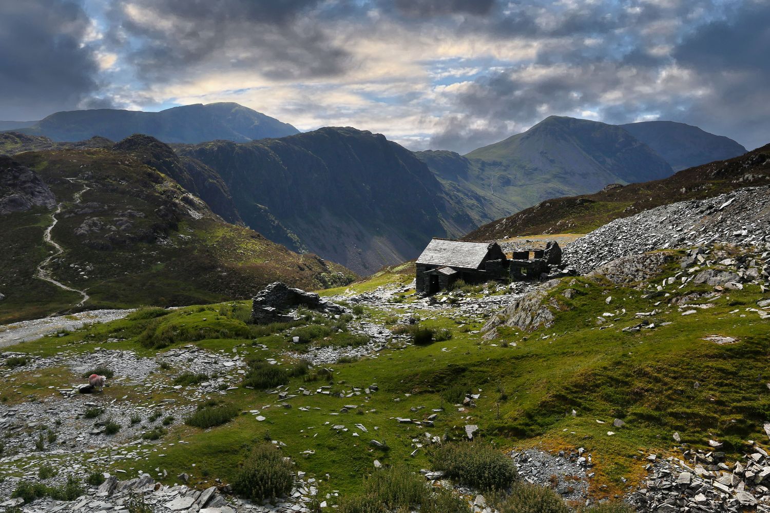 Dubs Hut above Buttermere by Martin Lawrence
