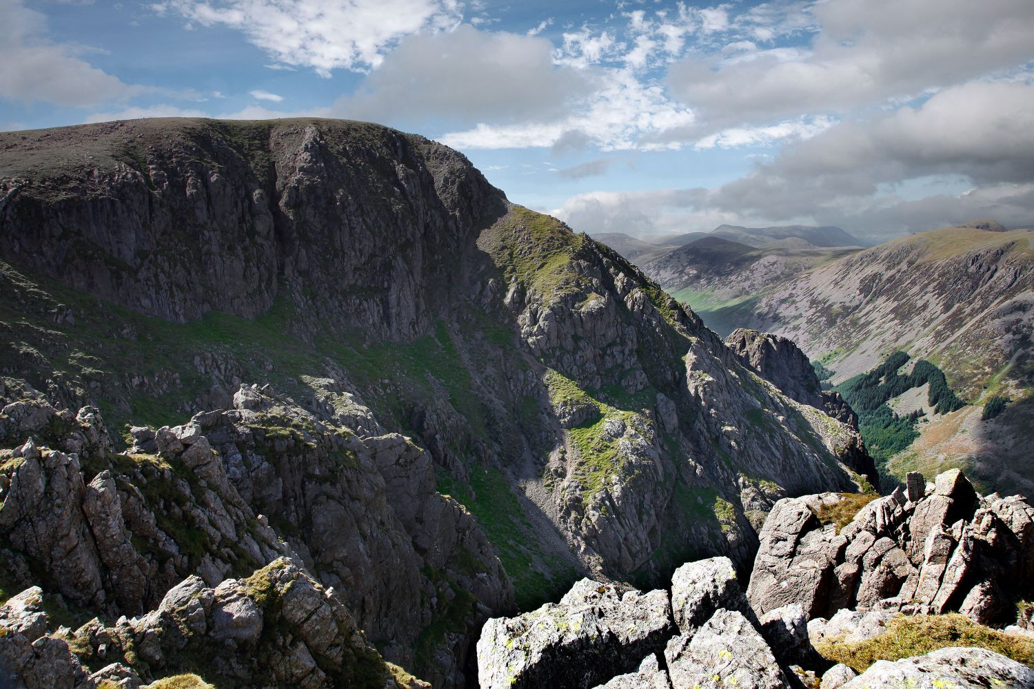 Pillar and Pillar Rock above Ennerdale by Martin Lawrence