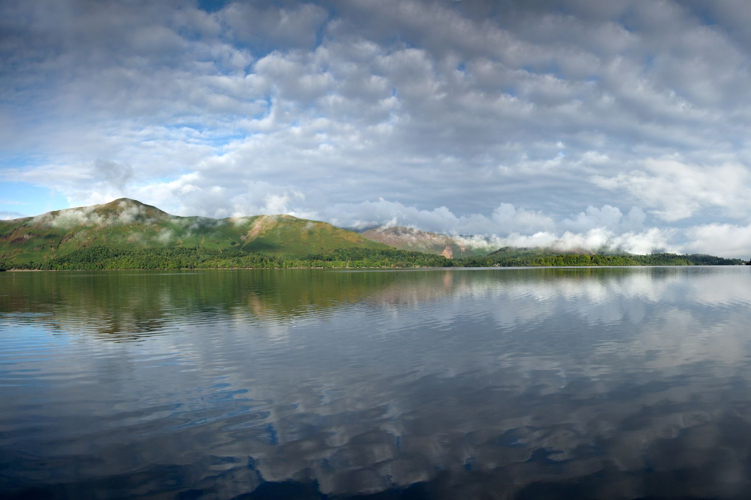 Catbells amongst the clouds by Martin Lawrence Lake District Photographer