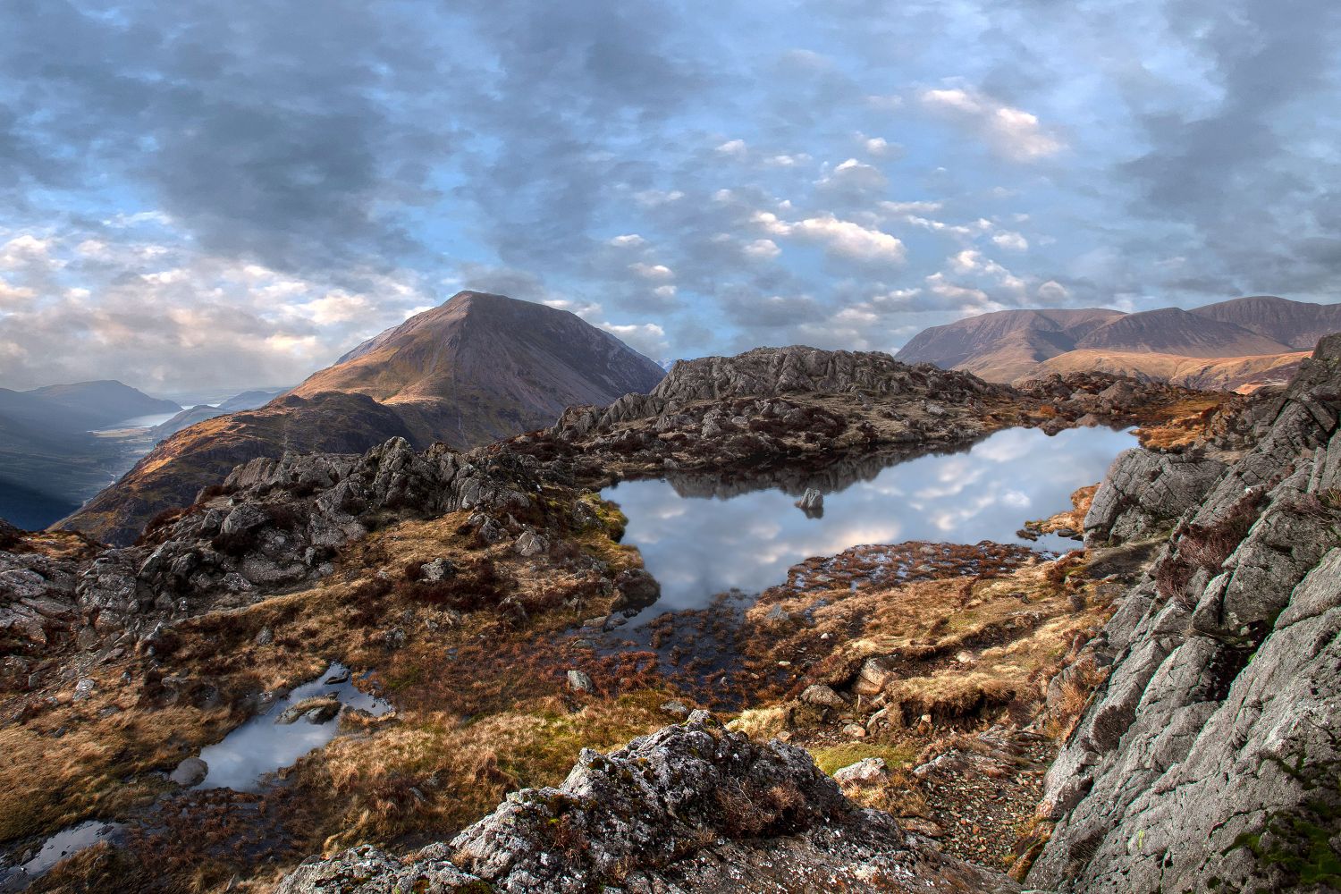 Haystacks Summit and High Crag by Lake District Photographer Martin Lawrence
