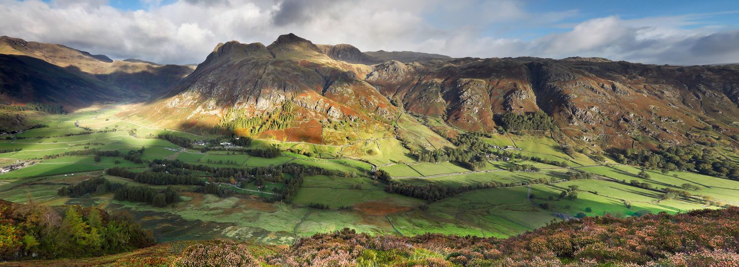 Autumn sunshine along The Langdale Valley by Martin Lawrence