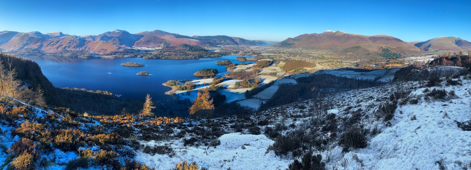 A Winters View from Walla Crag by Martin Lawrence