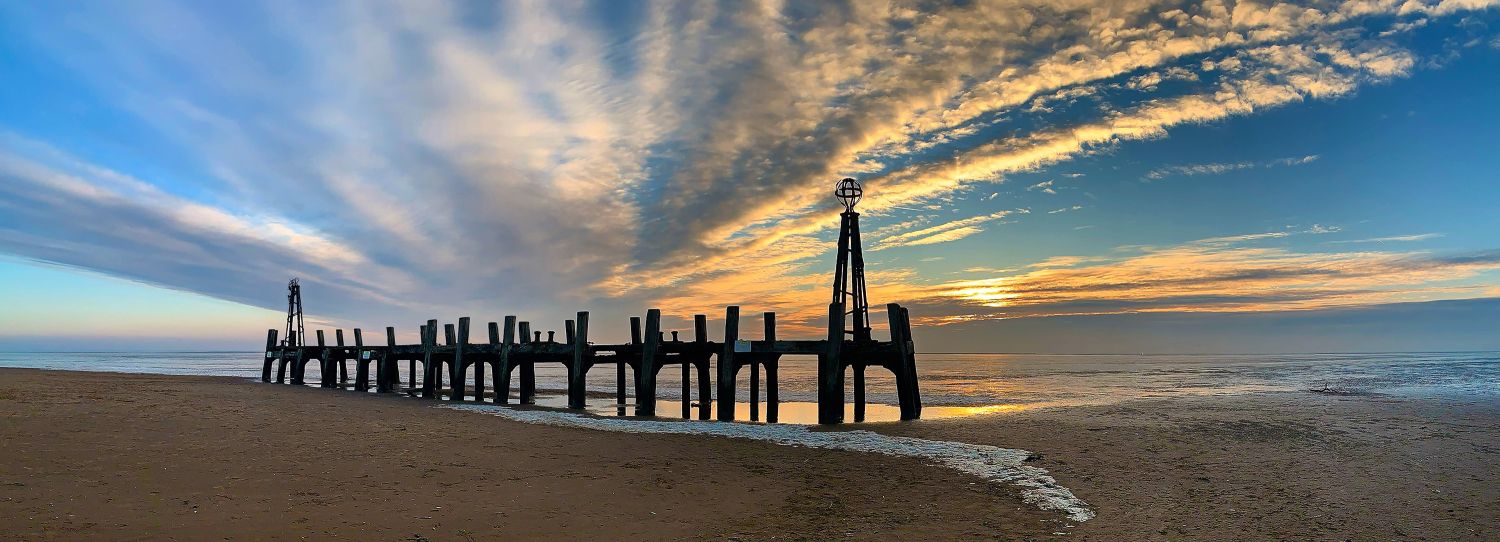 St Annes Jetty by Martin Lawrence Photography