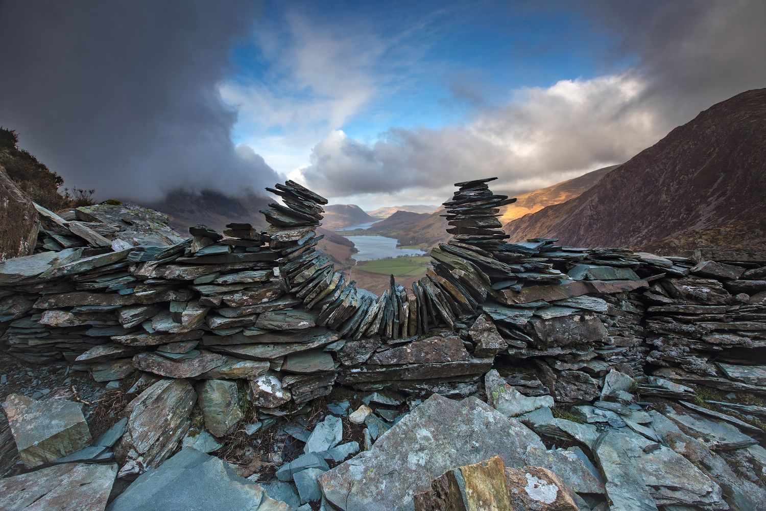 Through the broken window to Buttermere by Martin Lawrence