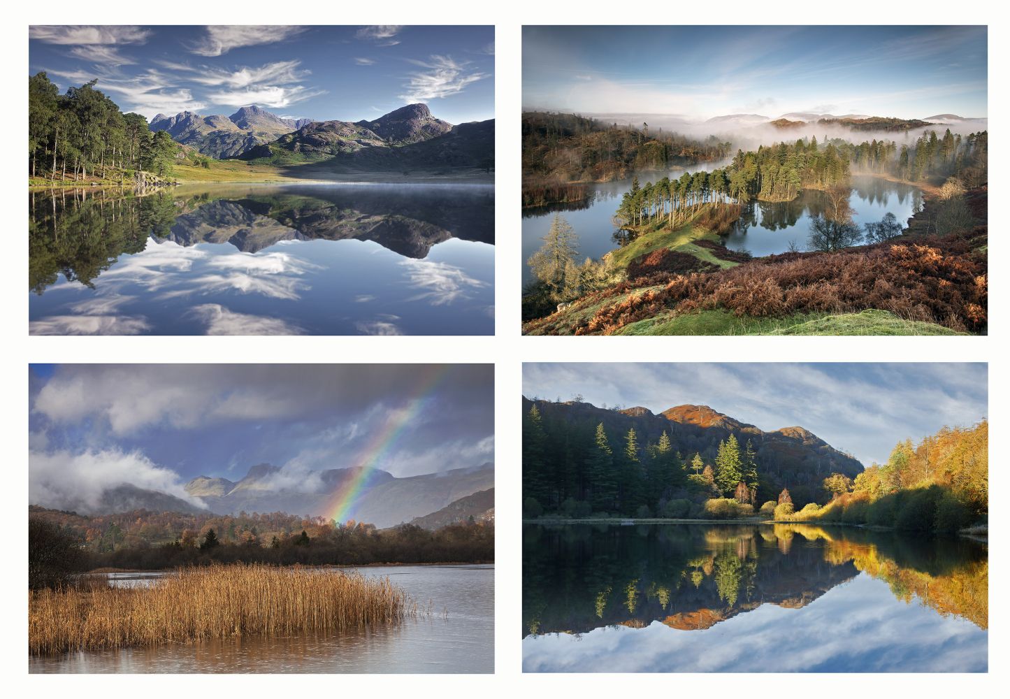Group of four Lake District Tarns by Martin Lawrence Photography