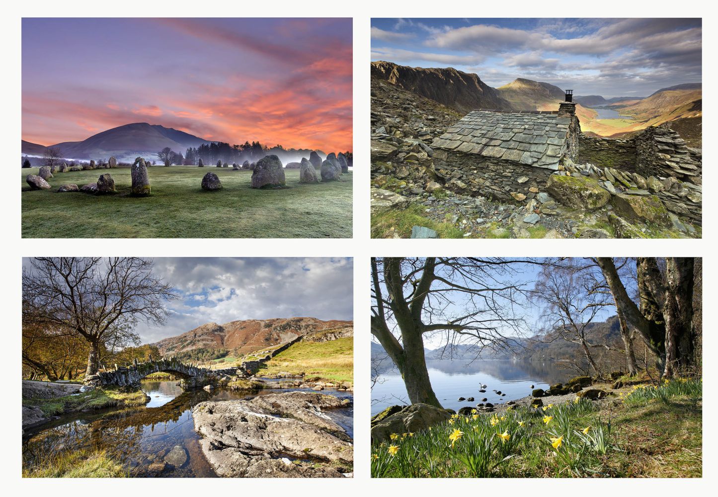 Group of four Lake District Favourites by Martin Lawrence Photography