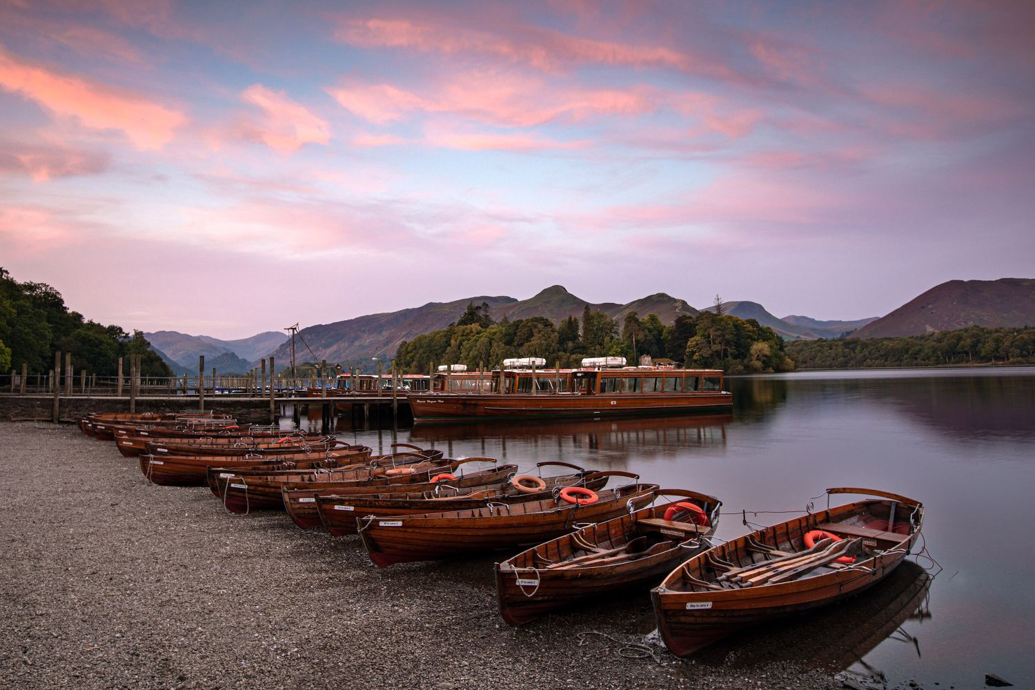 Sunrise over The Keswick Boat Landings by Martin Lawrence Photography
