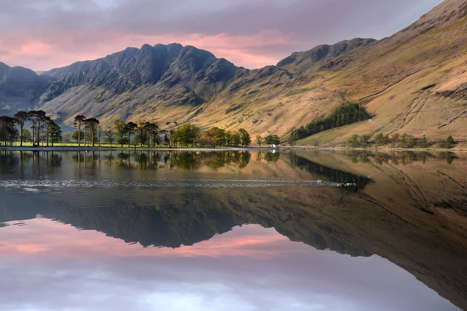 Sunrise over Haystacks by Martin Lawrence Photography