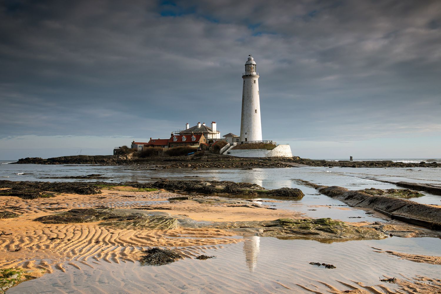 St Mary's Lighthouse in Whitley Bay, Northumberland