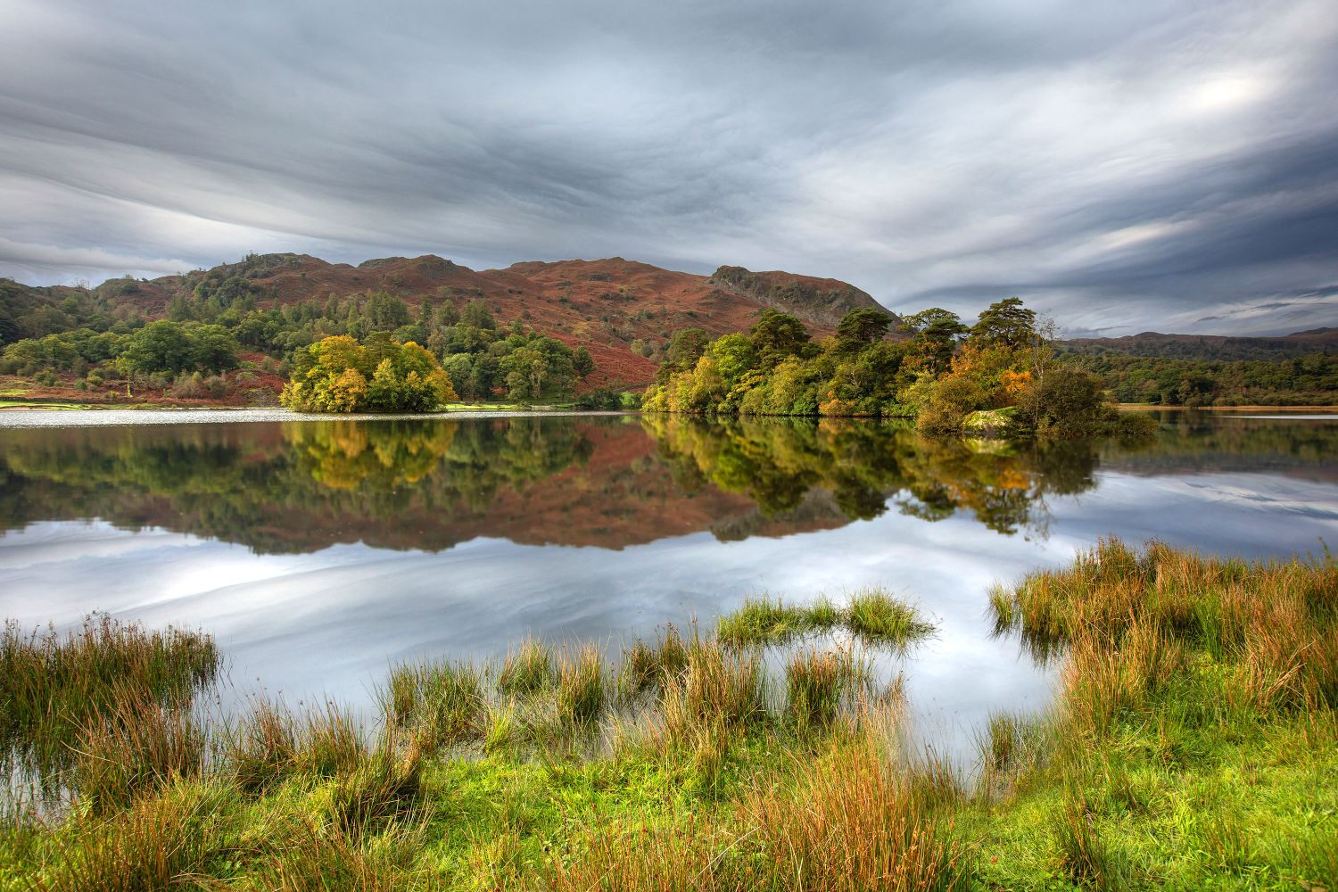 Autumn comes to Rydal Water by Martin Lawrence Photography