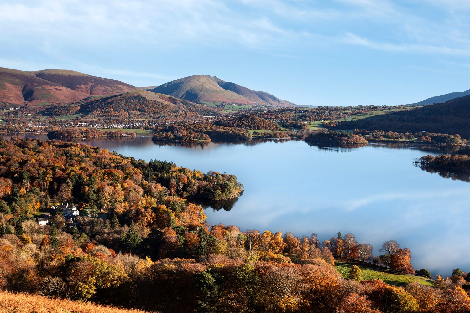Across Derwentwater to Blencathra by Martin Lawrence Photography