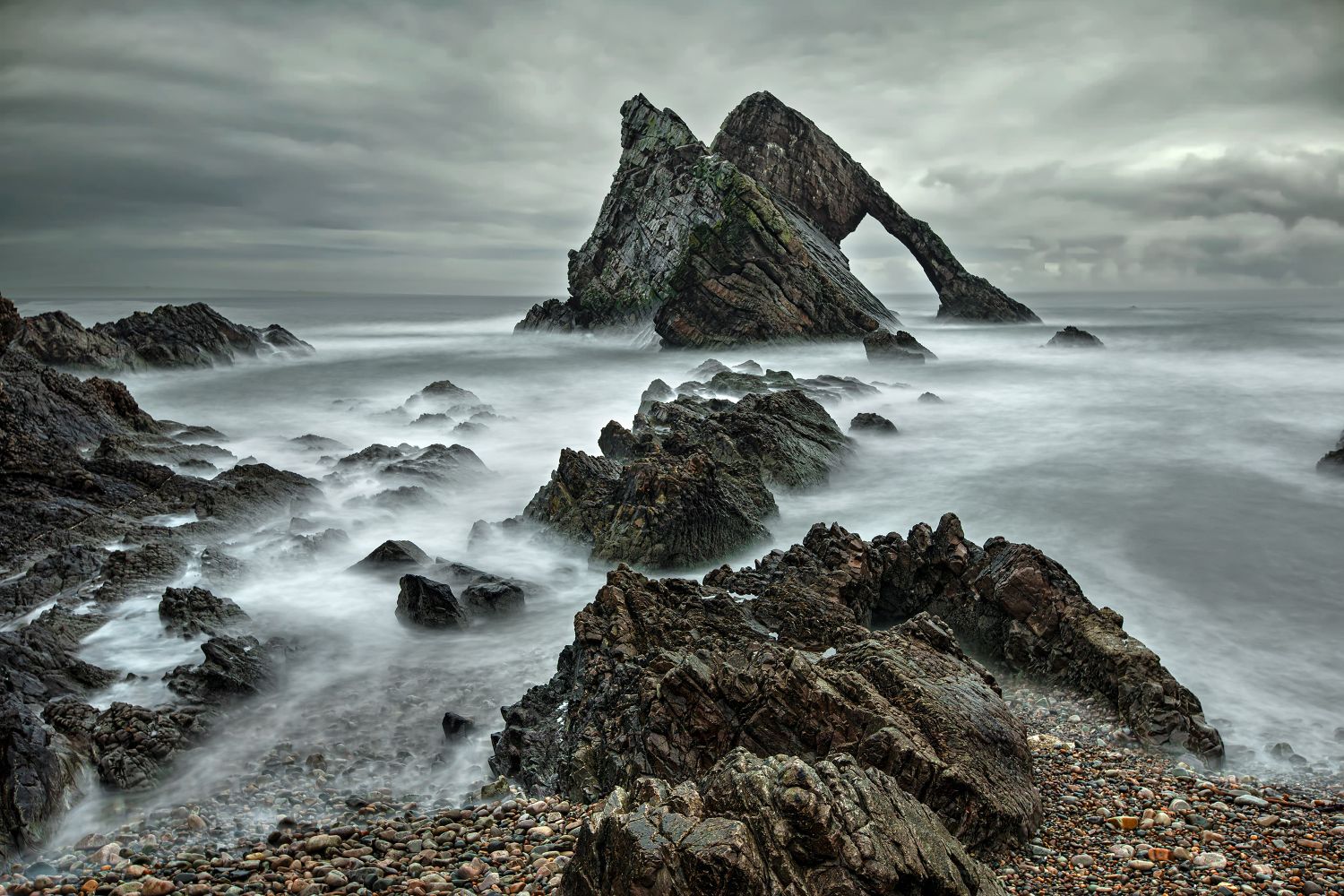 Bow Fiddle Rock by Martin Lawrence Photography