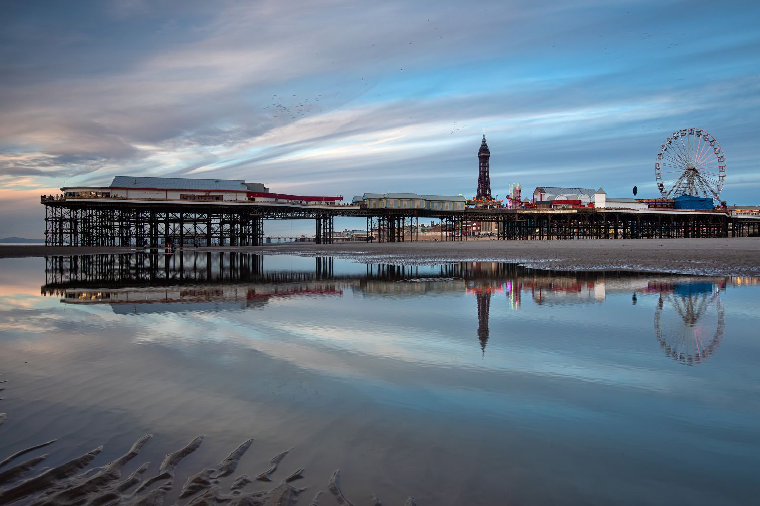 Central Pier Blackpool by Martin Lawrence Photography