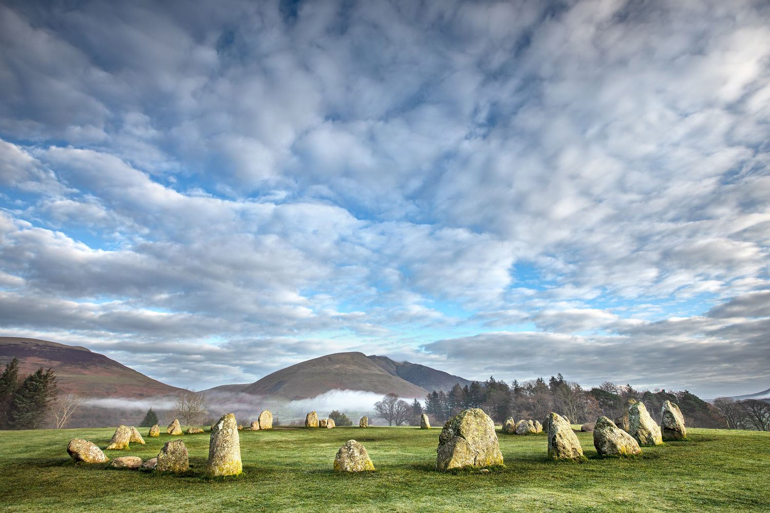Clouds over Castlerigg Stone Circle by Martin Lawrence Photography