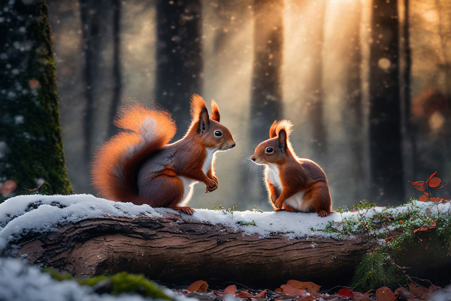  Red Squirrels by Martin Lawrence Photography
