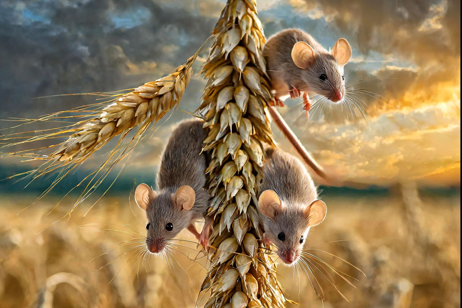 Three not so blind mice by Martin Lawrence Photography