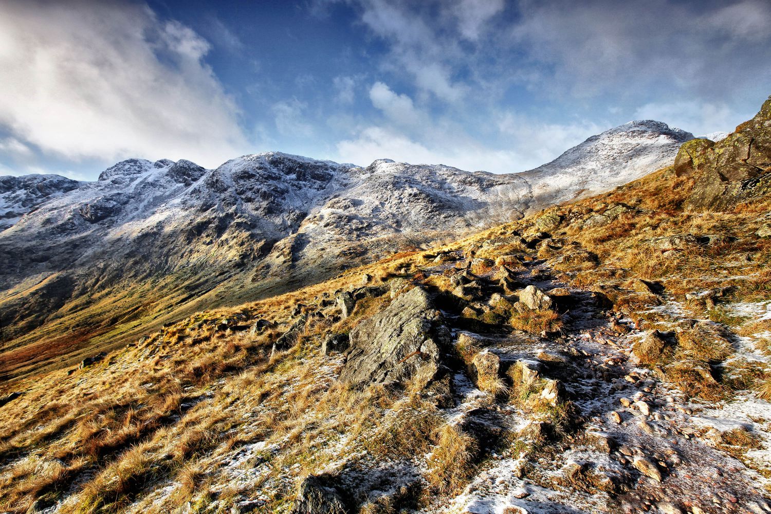 Bowfell and Crinkle Crags by Martin Lawrence Photography