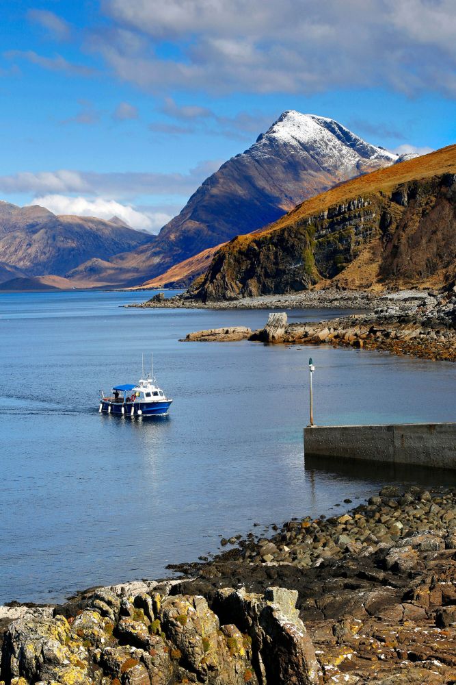 Bla Bheinn from Elgol Harbour