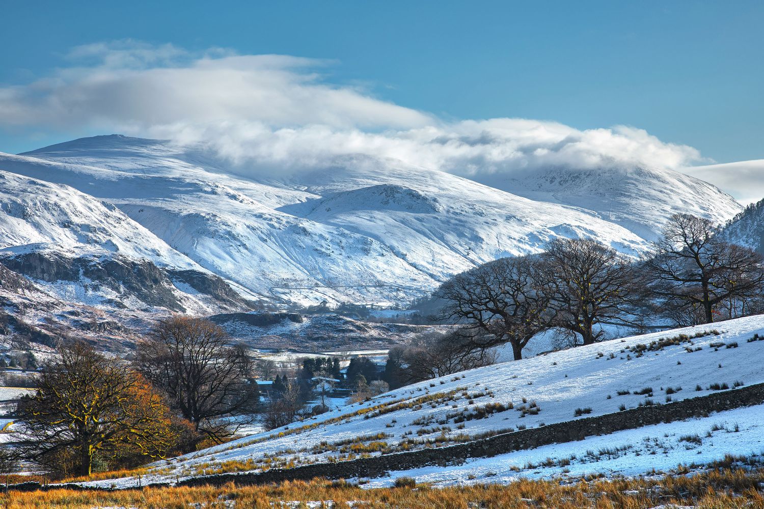 Snow clouds over Helvellyn Summit by Martin Lawrence Photography Snow clouds over Helvellyn Summit by Martin Lawrence Photography