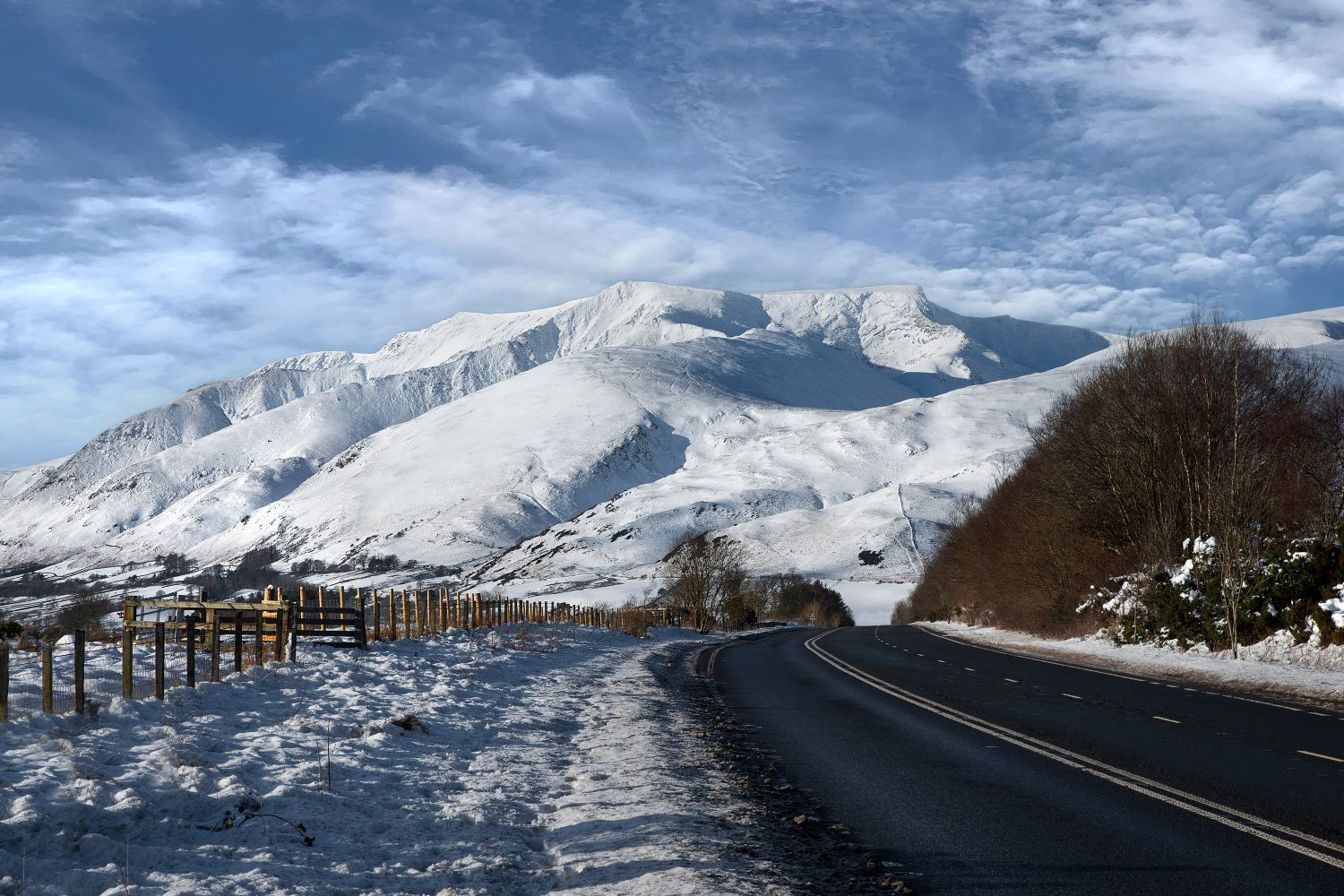 Snow covers The Blencathra Ridges by Martin Lawrence Photography Snow covers The Blencathra Ridges by Martin Lawrence Photography