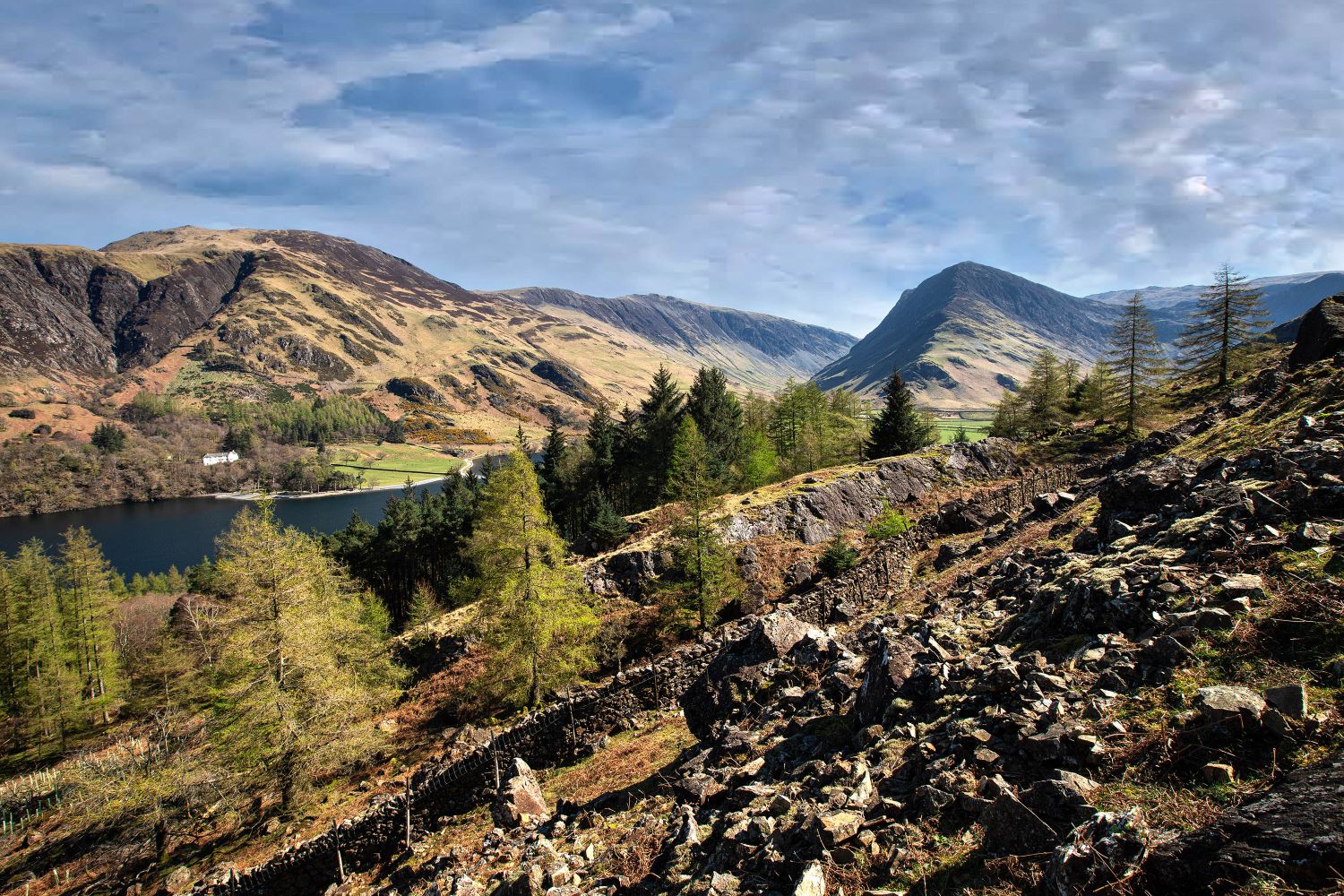 Fleetwith Pike from the descent of High Stile by Martin Lawrence Photography Fleetwith Pike from the descent of High Stile by Martin Lawrence Photography