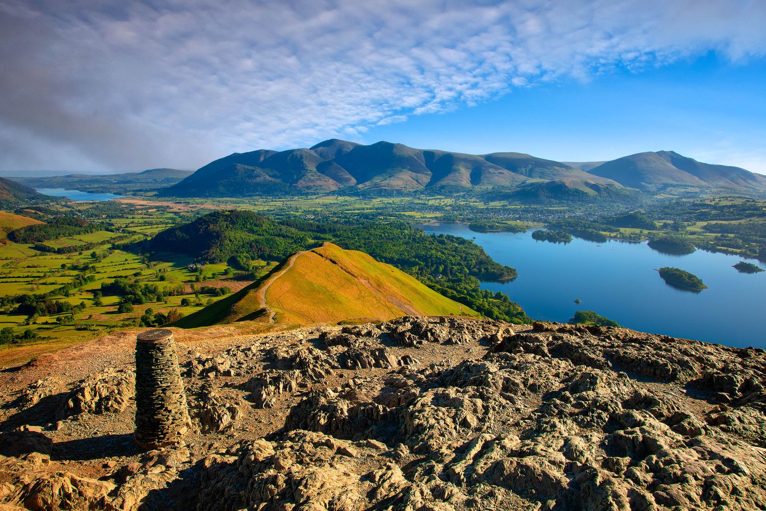 A view across Derwentwater from Catbells summit by Martin Lawrence Photography A view across Derwentwater from Catbells summit by Martin Lawrence Photography