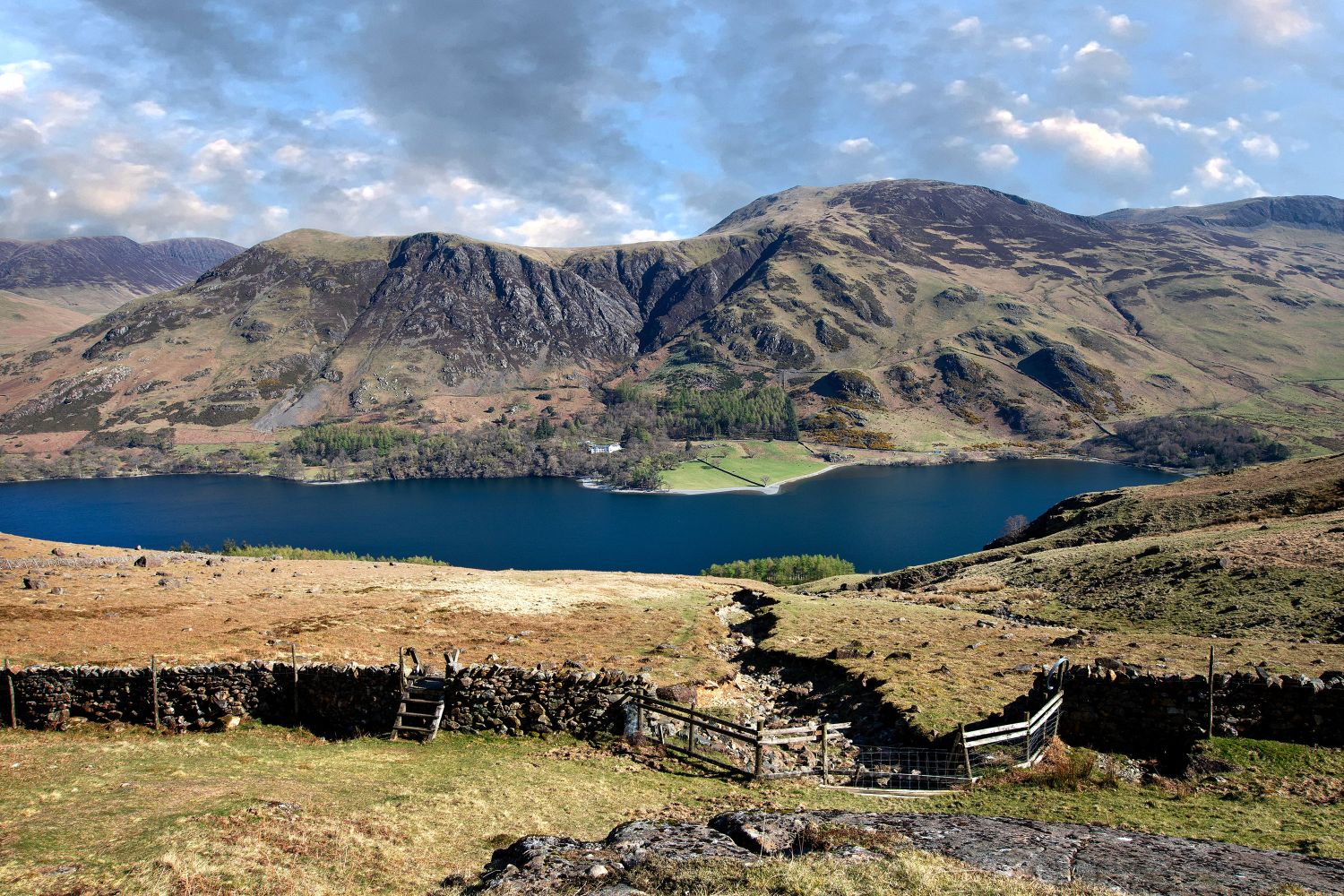 Over the stile to Buttermere by Martin Lawrence Photography Over the stile to Buttermere by Martin Lawrence Photography