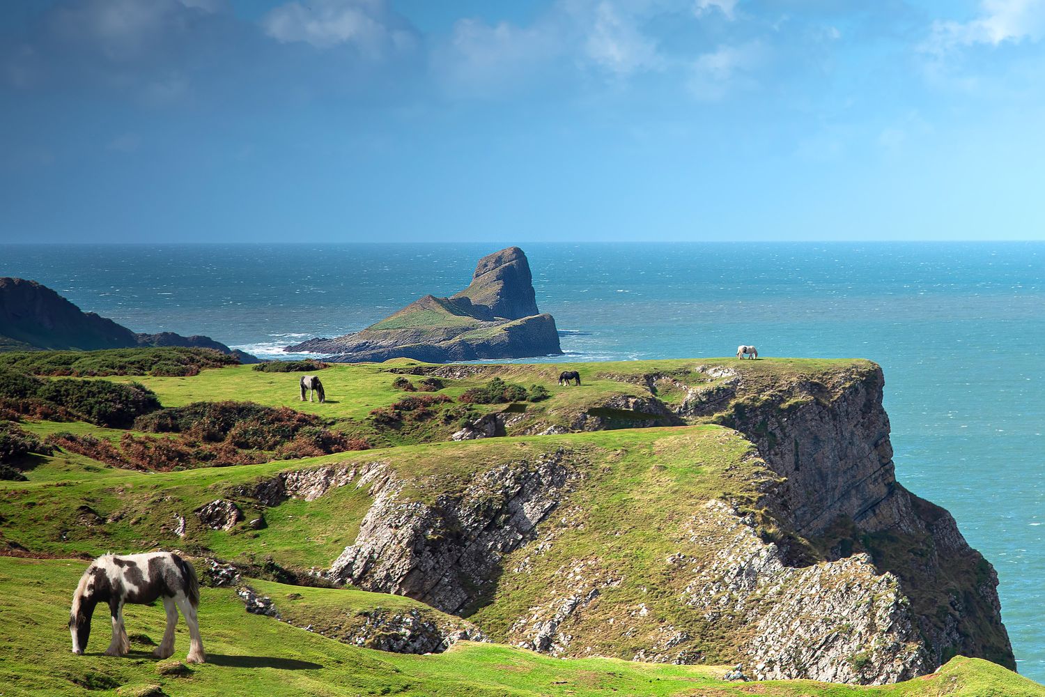 Worms Head on the Gower Peninsula by Martin Lawrence Photography