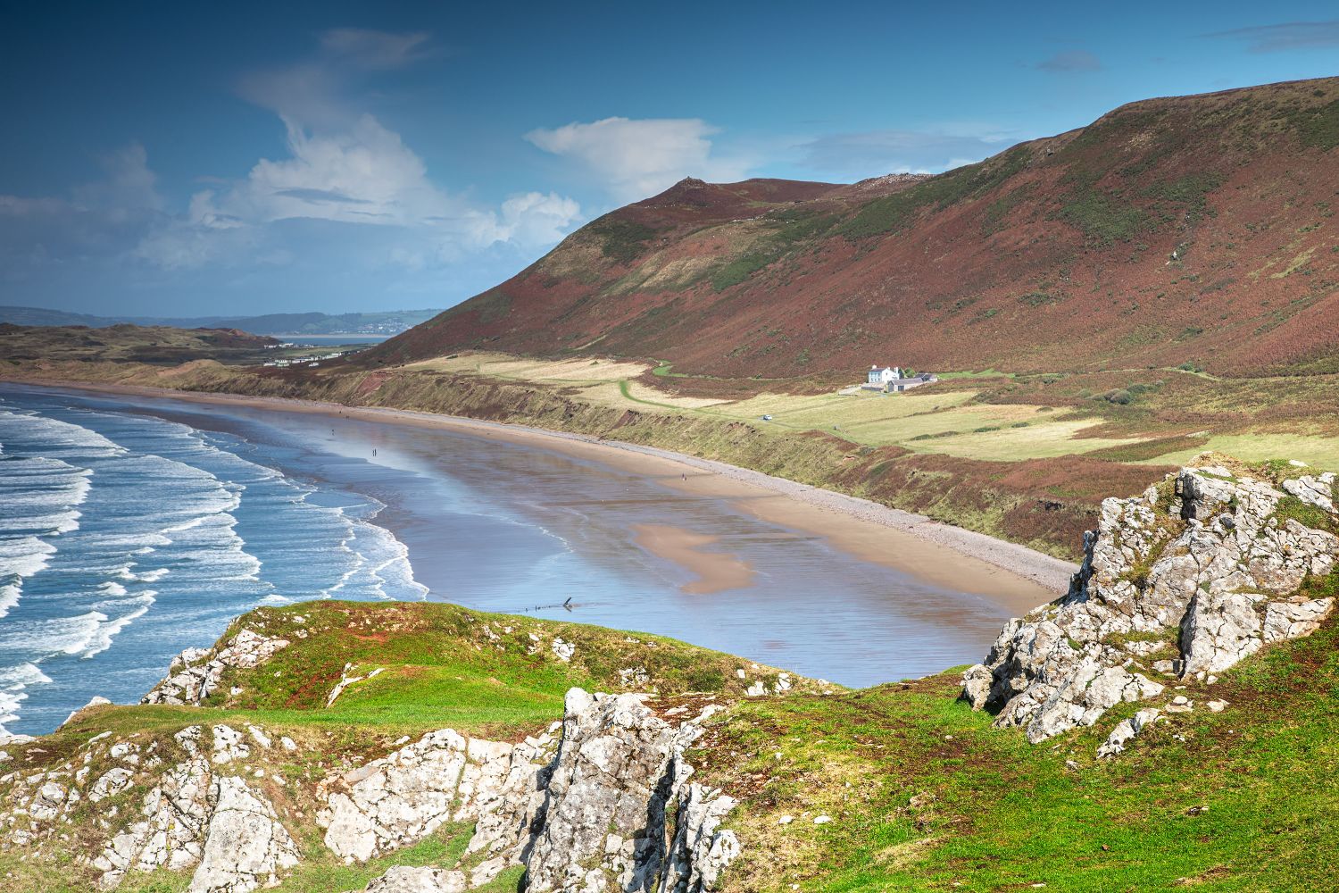 The Wreck and the Old Rectory along Rhossili Bay by Martin Lawrence Photography The Wreck and the Old Rectory along Rhossili Bay by Martin Lawrence Photography