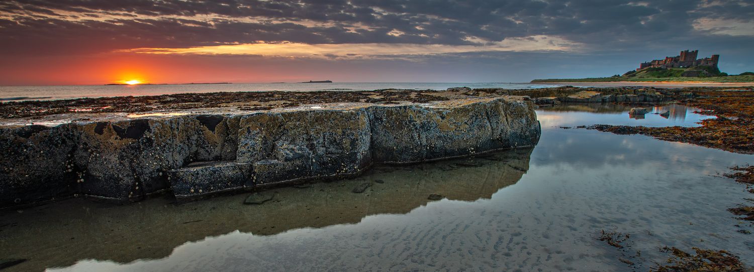 Bamburgh Sunrise by Martin Lawrence Photography Bamburgh Sunrise by Martin Lawrence Photography
