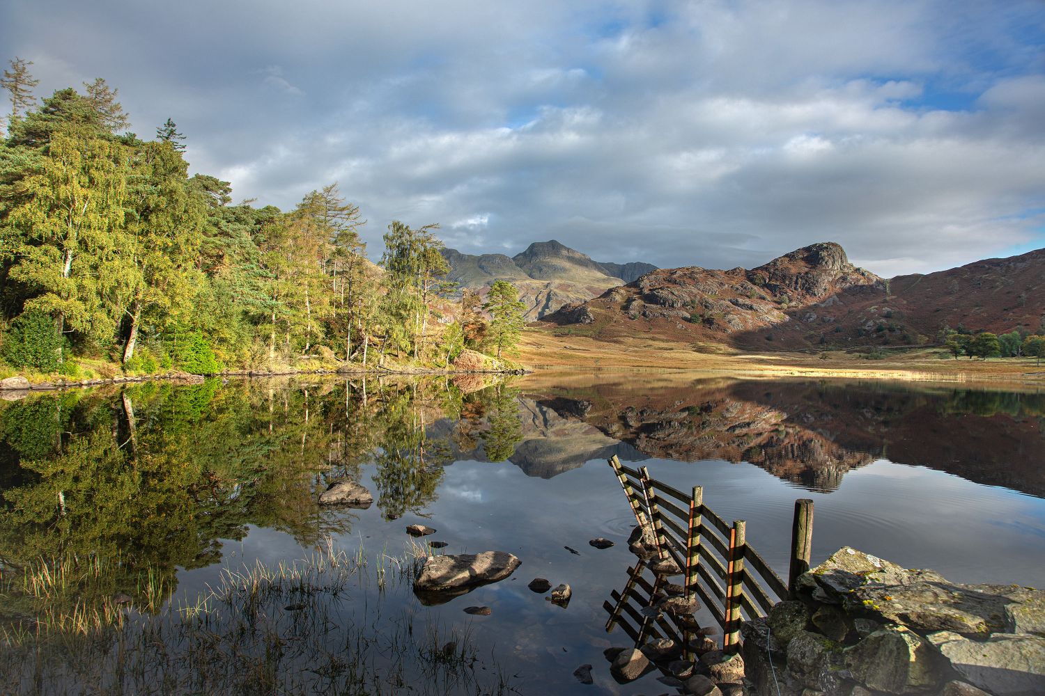 Blea Tarn and The Langdales by Martin Lawrence Photography