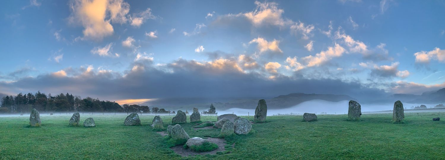 Mist along The Castlerigg Stone Circle by Martin Lawrence Photography Mist along The Castlerigg Stone Circle by Martin Lawrence Photography