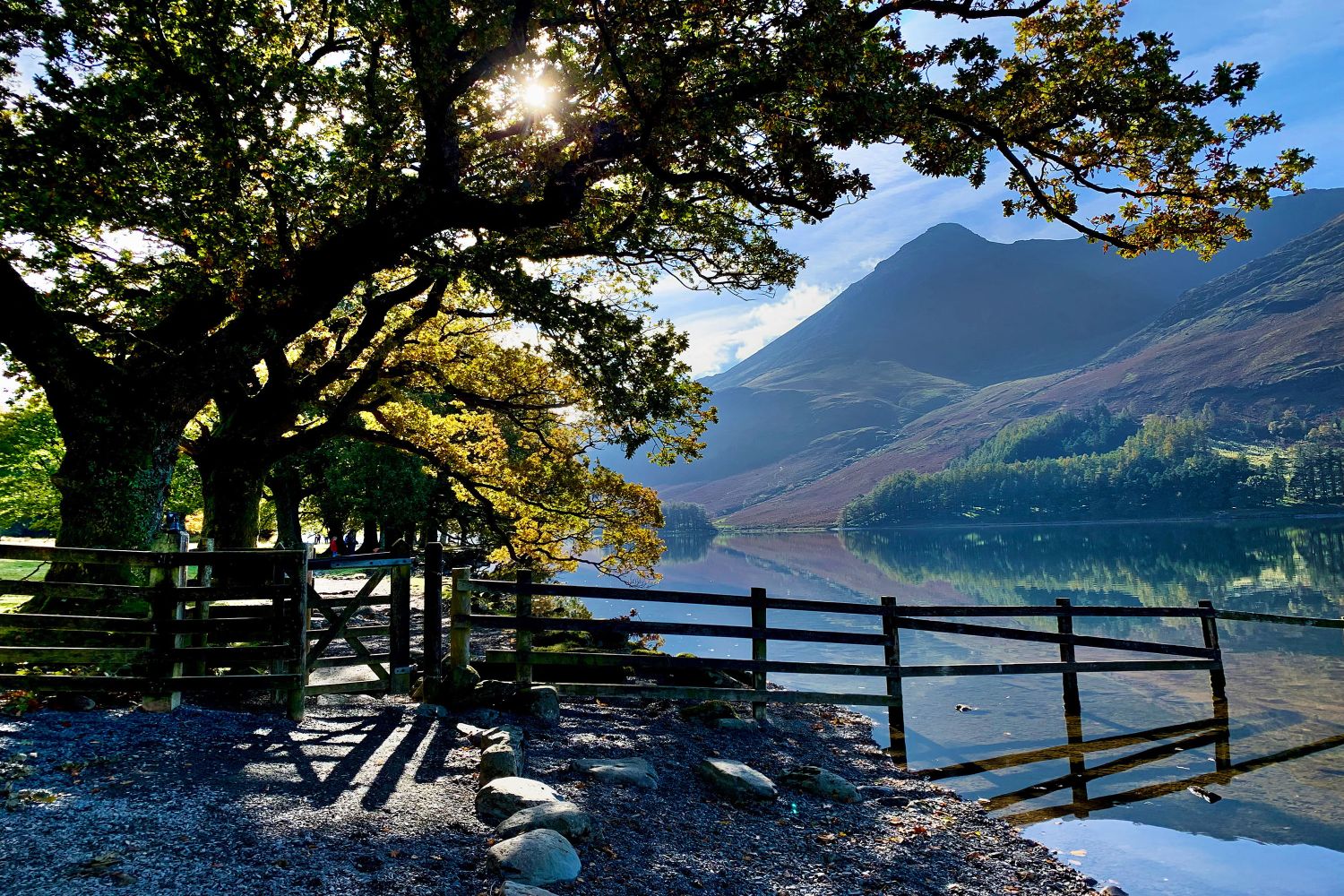 The Path and The Gate at Buttermere by Martin Lawrence Photography The Path and The Gate at Buttermere by Martin Lawrence Photography