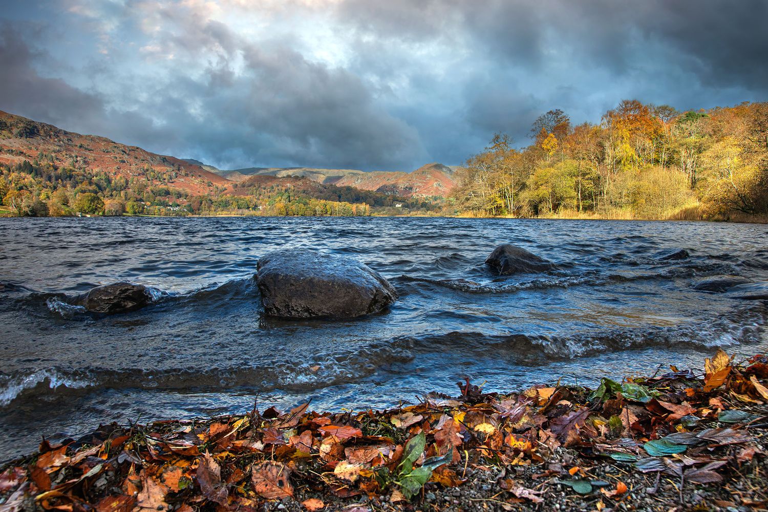 Autumn leaves at Grasmere by Martin Lawrence Photography Autumn leaves at Grasmere by Martin Lawrence Photography