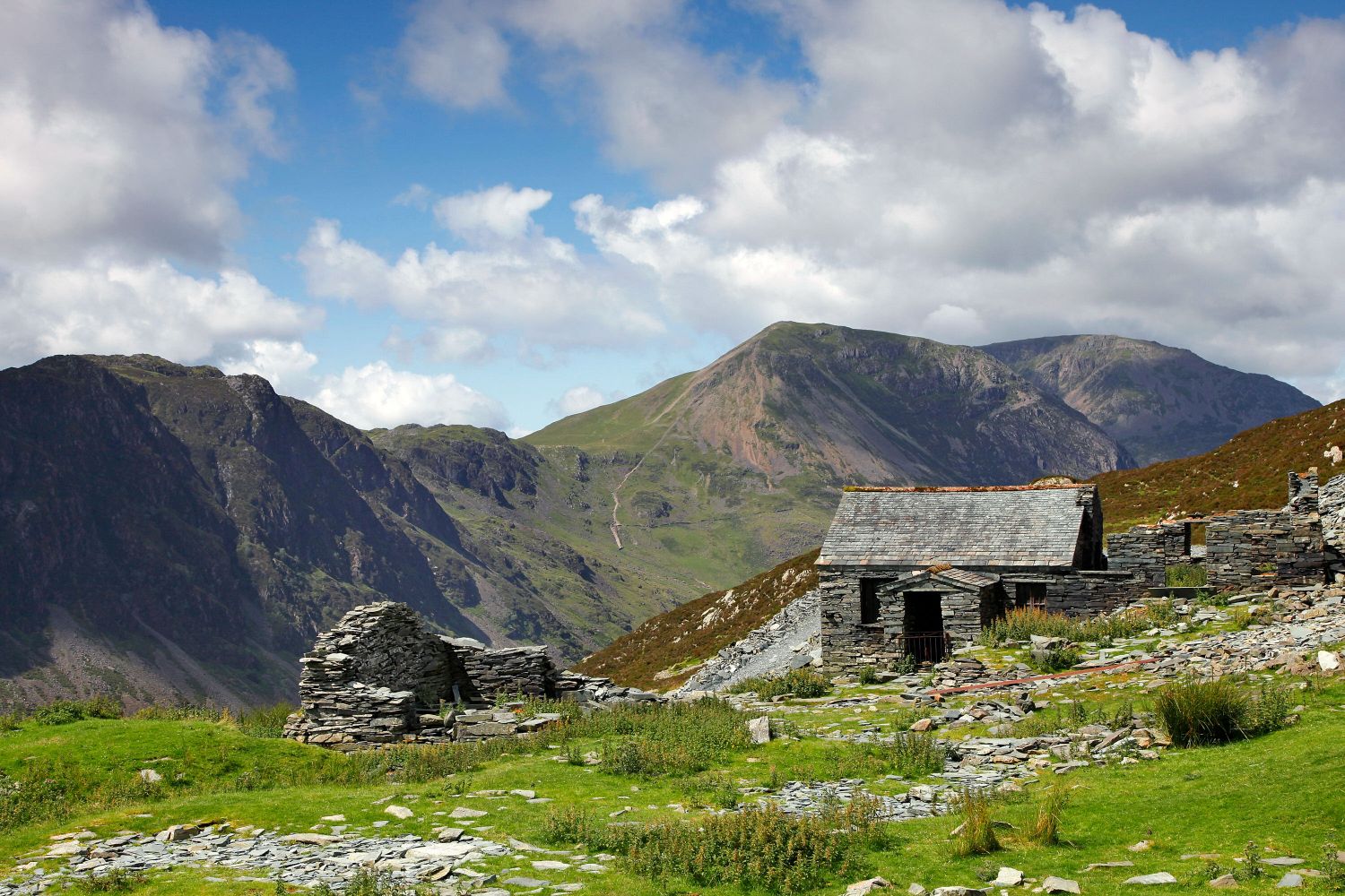 Haystacks and High Crag from Dubs Hut Bothy