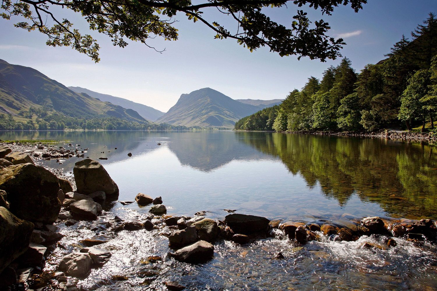 A view of Fleetwith Pike and Buttermere