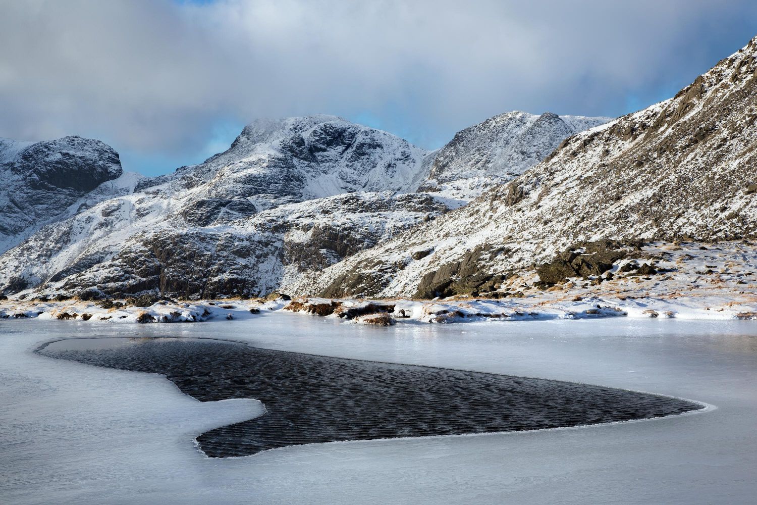 Scafell and Scafell Pike from Three Tarns