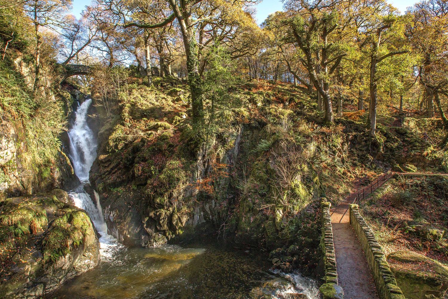 Autumn colours at Aira Force, Ullswater
